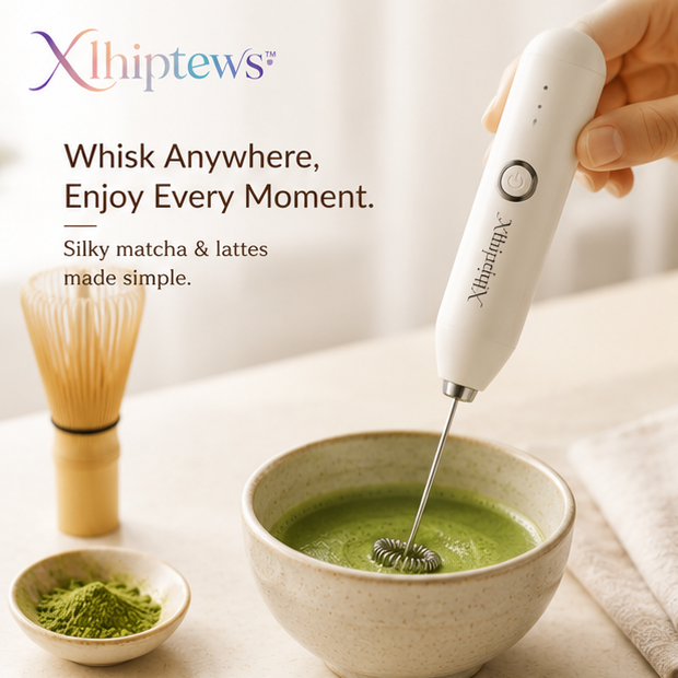 Xlhiptews™ Portable Handheld Matcha Whisk Frother